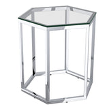 4. "Versatile silver accent tables - Perfect for displaying decor or serving as functional side tables"