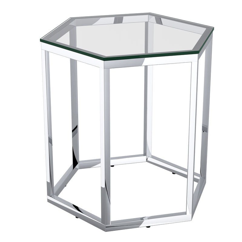 4. "Versatile silver accent tables - Perfect for displaying decor or serving as functional side tables"