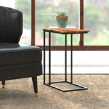 2. "Natural and Black Jivin Accent Table - Perfect addition to any modern home"