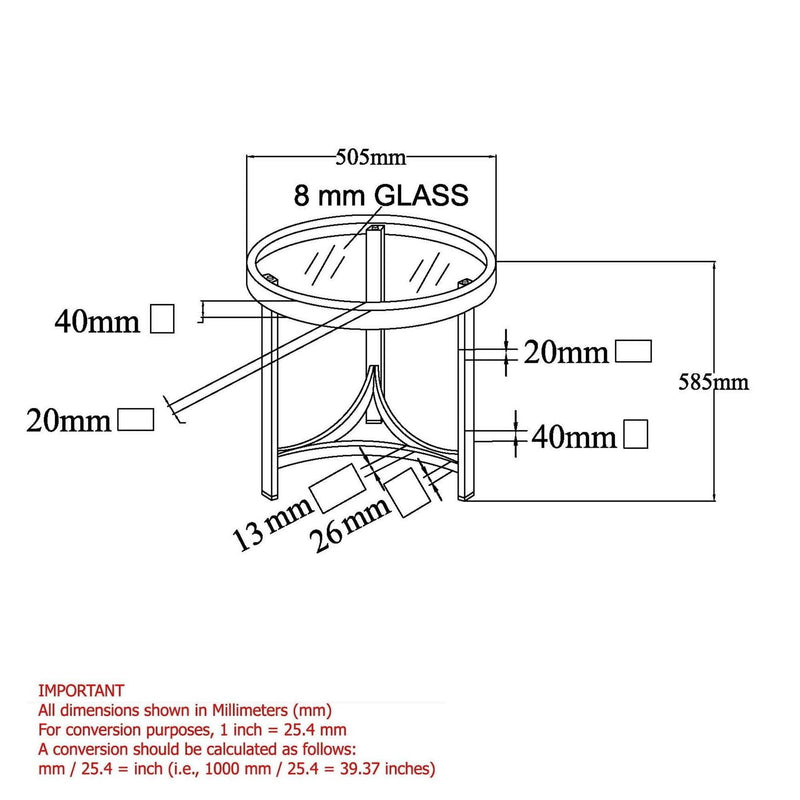 8. "Chrome Strata Accent Table - Enhance your living room or bedroom with this contemporary furniture item"