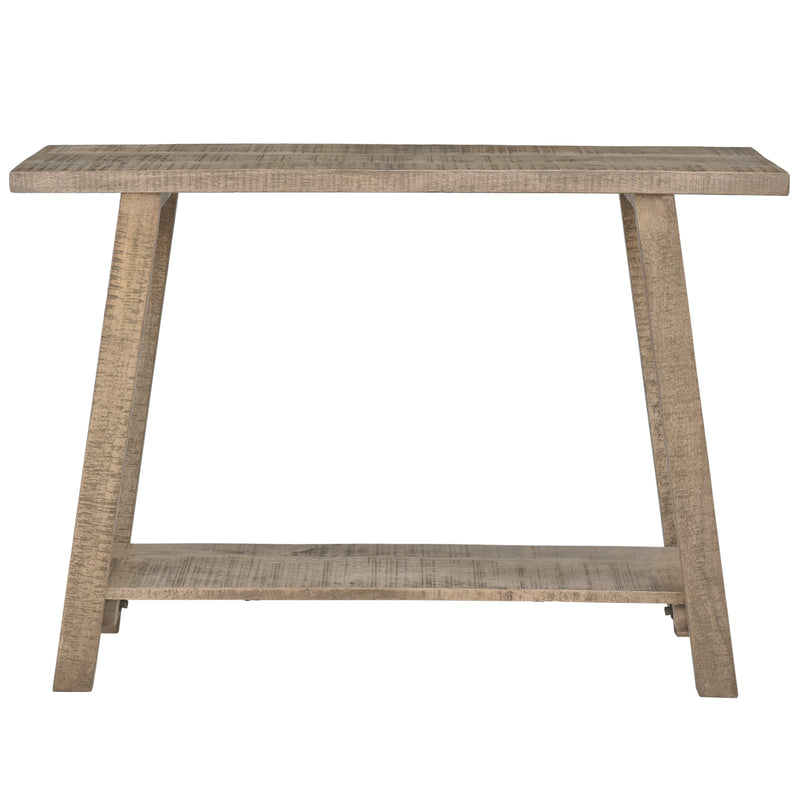 4. "Volsa Console Table - Reclaimed Wood Design for Hallway Decor"