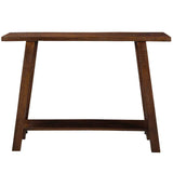 4. "Stylish Volsa Console Table in Walnut with a contemporary touch"