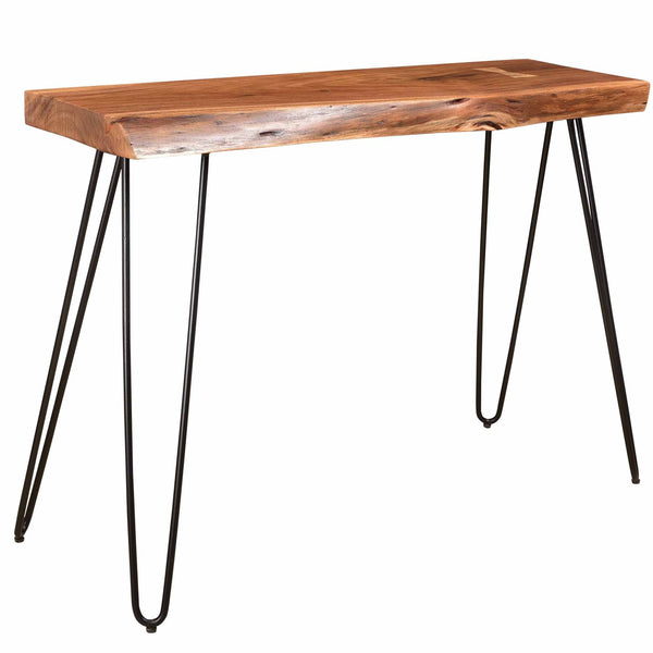 1. "Nila Console/Desk in Natural and Black - Versatile and Stylish Furniture Piece"