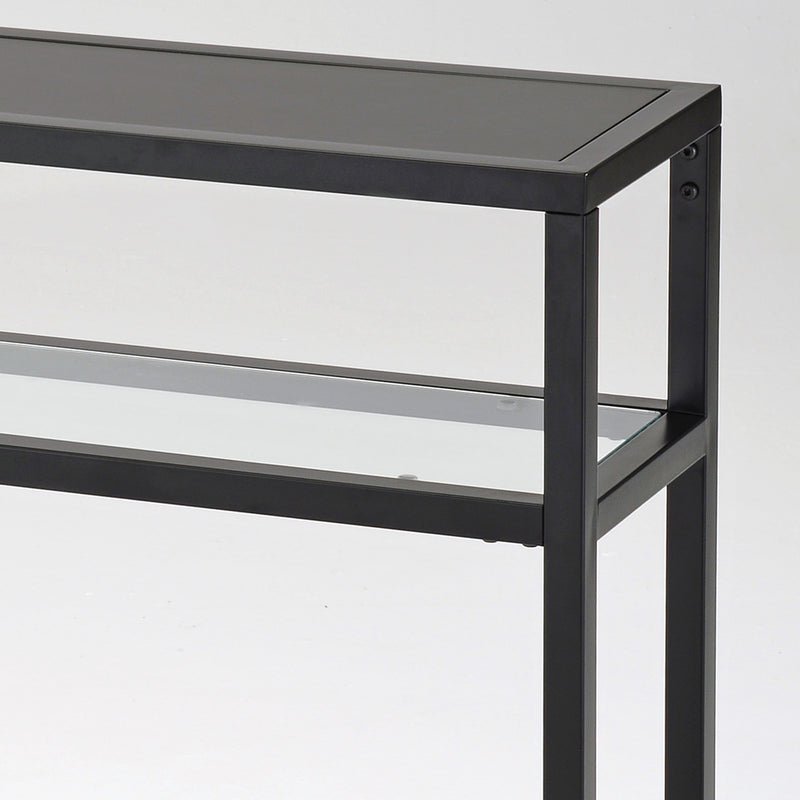 7. "Black Entryway Console Table - Welcome guests with a stylish first impression"