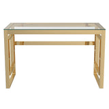 4. "Eros Desk in Gold - A statement piece for your home office"