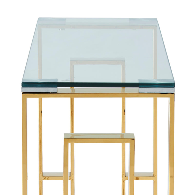 7. "Gold Eros Desk - Blend of functionality and aesthetics"