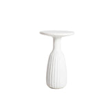 1. "Accent Side Table - Tall with sleek design and ample storage space"