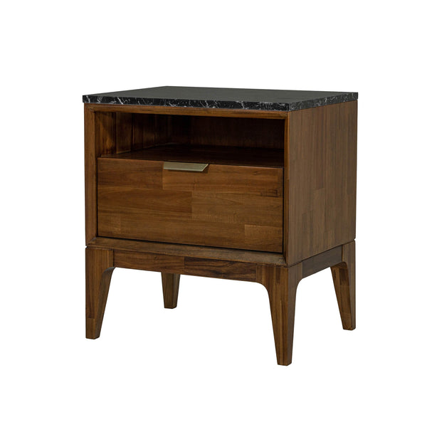 1. "Allure Nightstand with sleek design and ample storage"