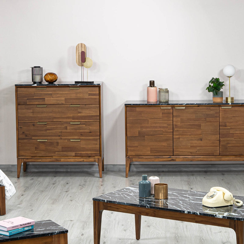 12. "Easy to assemble Allure 4 Drawer Chest for hassle-free setup"