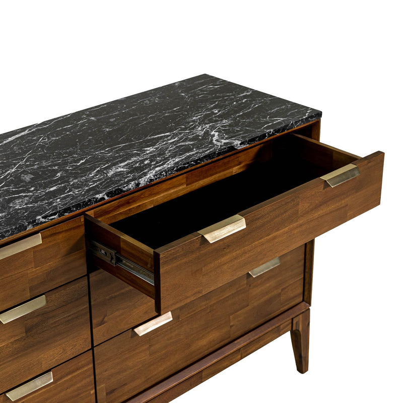 11. "High-quality Allure 6 Drawer Dresser for long-lasting use"