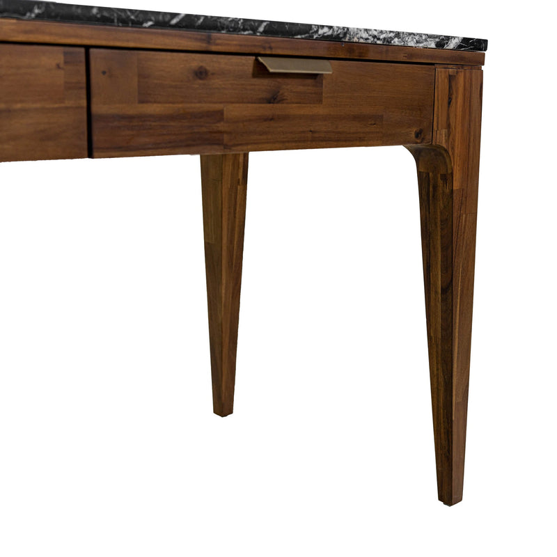 11. "Allure Writing Desk with a smooth surface and easy-to-clean finish"