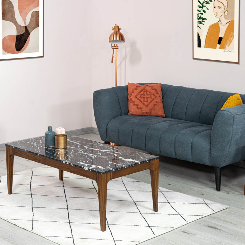 2. "Medium-sized Allure Coffee Table - Perfect for small to medium-sized living rooms"