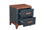 4. "Contemporary Eden 2 Drawer Nightstand with durable construction"