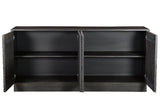 5. "Contemporary Spiral Sideboard with sleek finish"