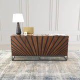 2. "Modern Virtual Sideboard with adjustable shelves and hidden compartments"