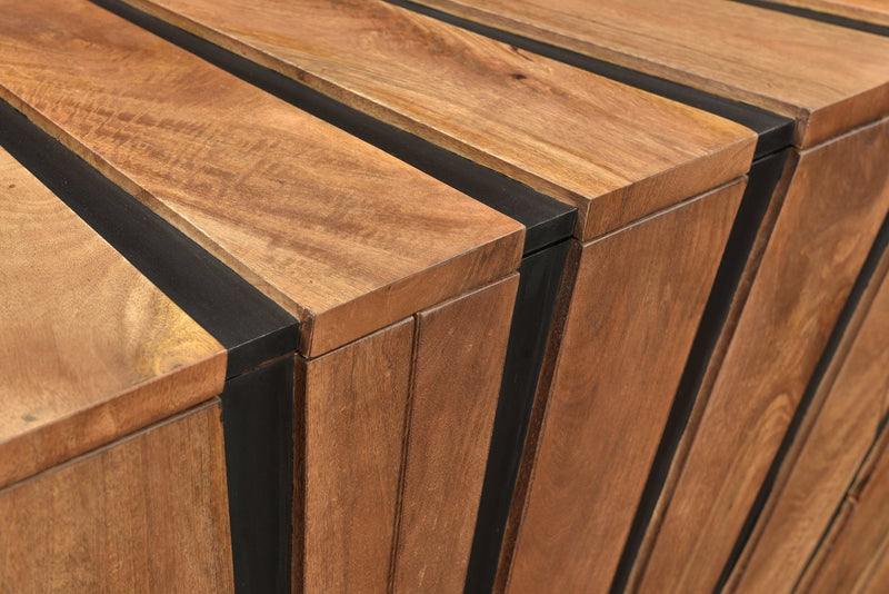 5. "Functional Virtual Sideboard with built-in wine rack and glassware storage"