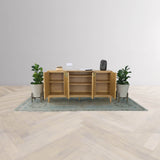 6. "Durable Arizona Sideboard - Natural: Crafted with high-quality materials for long-lasting use"