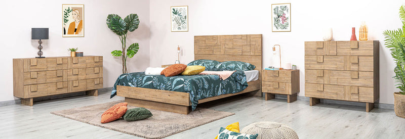 10. "Atlantis King Bed - Perfect addition to your master bedroom or guest room for a touch of sophistication"
