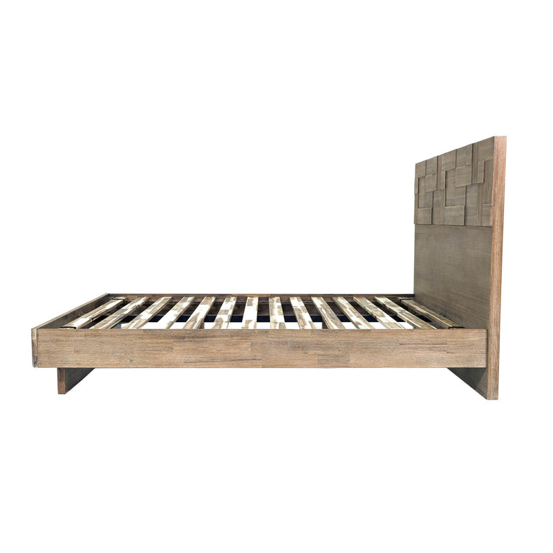 3. "Atlantis King Bed - Plush cushioning and soft upholstery for a cozy and inviting sleep experience"