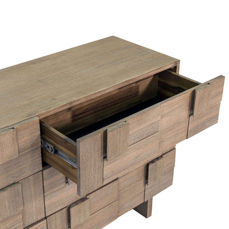 9. "Sleek and practical Atlantis 6 Drawer Dresser for small spaces"