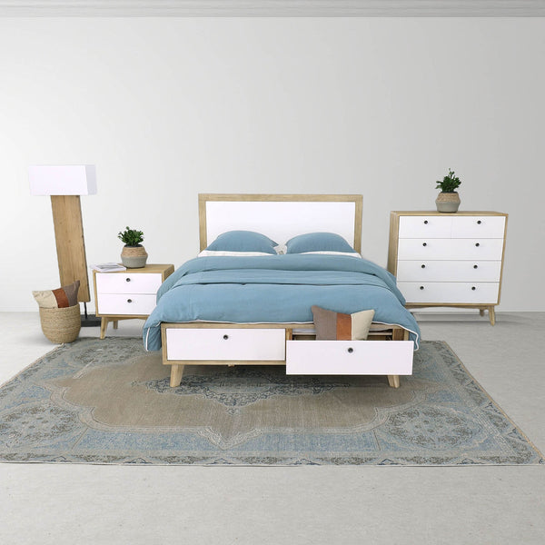 2. "Ava Queen Bed - Stylish and durable bedroom furniture"