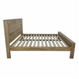 5. "Campestre Modern King Bed featuring a sturdy frame and plush cushioning"
