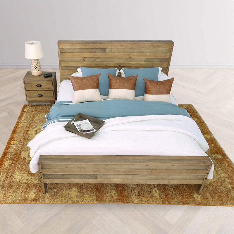 8. "Sleek and versatile Campestre Modern King Bed for any bedroom decor"