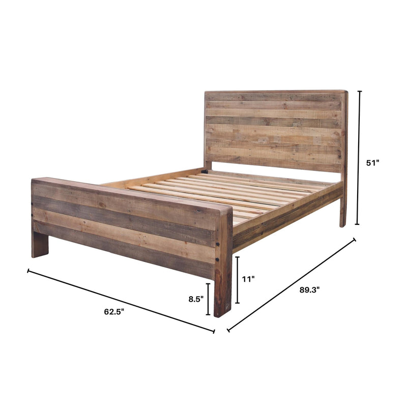 3. "Modern Queen Bed with Campestre Design - Comfort and elegance combined"