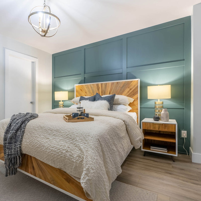 2. "Elegant Casablanca King Bed - Enhance your bedroom decor"