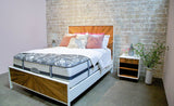 9. "Casablanca King Bed with Solid Wood Frame - Sturdy and reliable"
