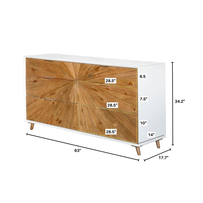 3. "Stylish and functional Casablanca 6 Drawer Dresser for your bedroom"