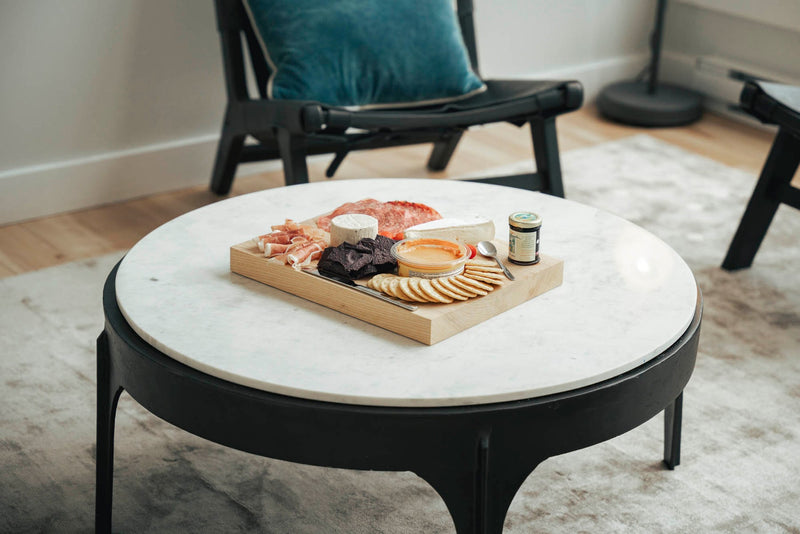 8. "Nila Coffee Table with spacious surface area for decor and essentials"