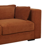 7. Terracotta Chenille Las Vegas Clive Sofa - Medium-sized seating option with a touch of elegance