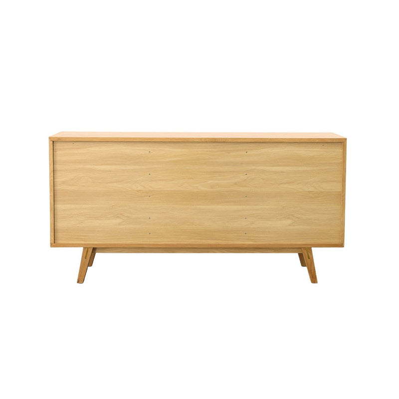 7. "Colton Sideboard with a beautiful two-tone finish and decorative accents"