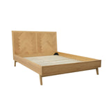 1. "Colton Queen Bed - Sleek and modern design for your bedroom"