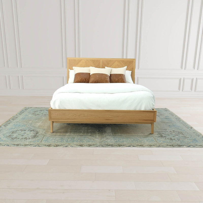 9. "Colton Queen Bed - Affordable luxury for a budget-friendly price"