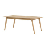 1. "Colton Large Dining Table without Brass - Elegant and Spacious"