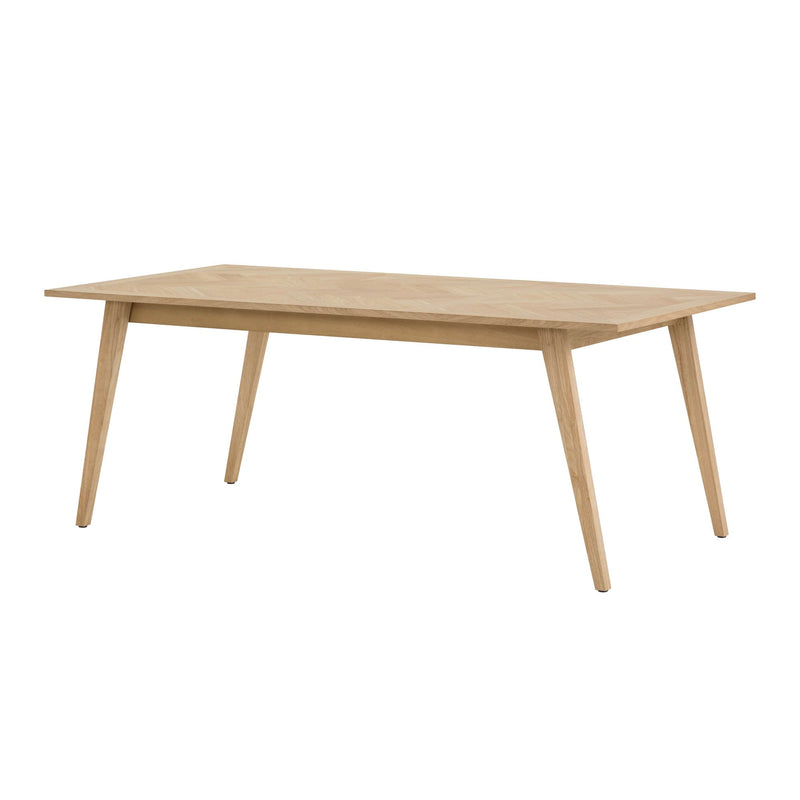 1. "Colton Large Dining Table without Brass - Elegant and Spacious"