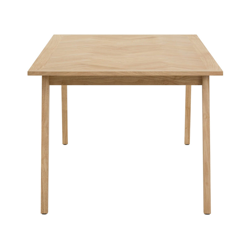 3. "Contemporary Colton Dining Table - Sleek Design without Brass Accents"