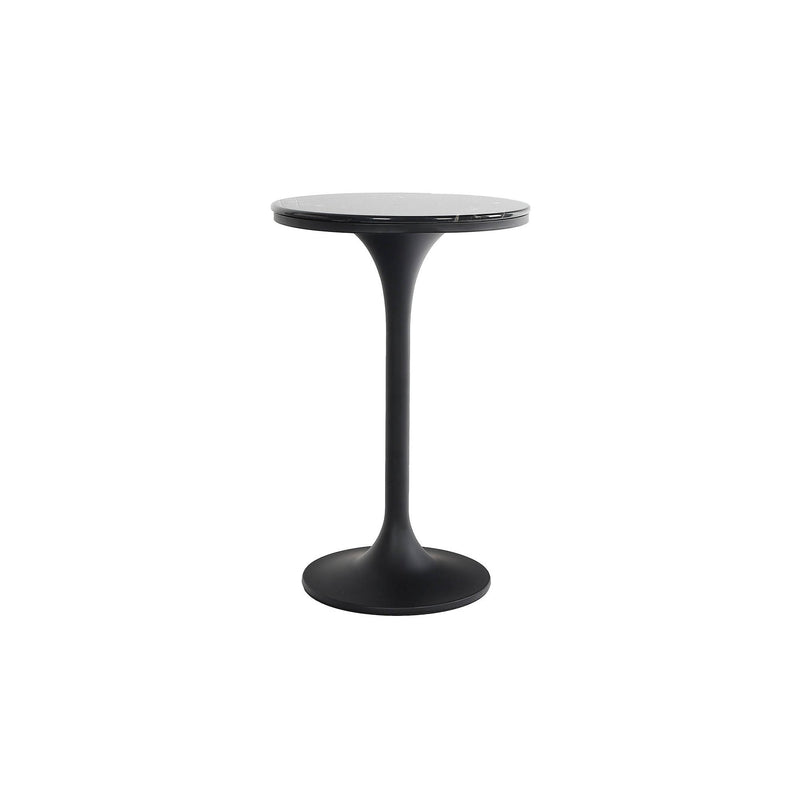 2. "Primo Side Table - Sturdy Metal Frame with Tempered Glass Top"