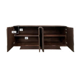 8. "Bailey Sideboard - Cocoa Brown with durable construction for long-lasting use"