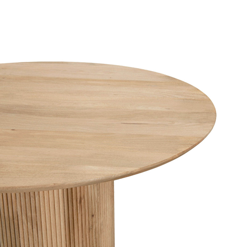 7. "Space-saving Cylinder Round Dining Table for apartments"