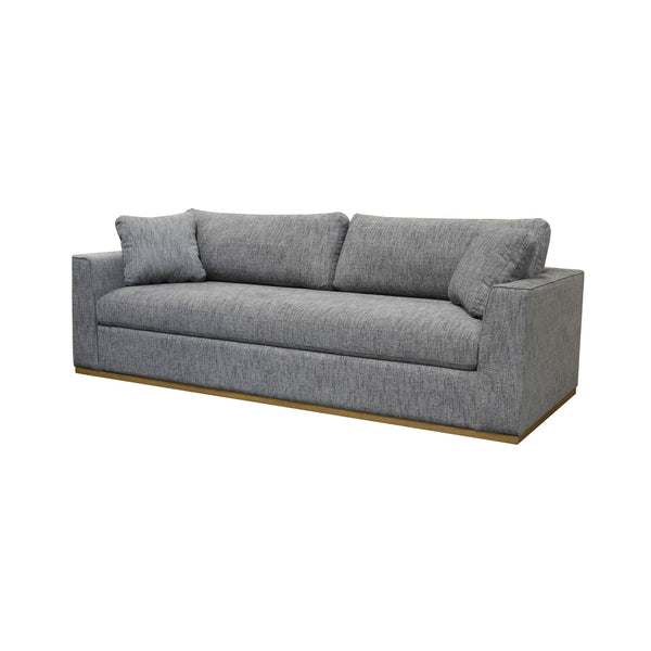 1. "Anderson Sofa - Woven Charcoal in a modern living room"