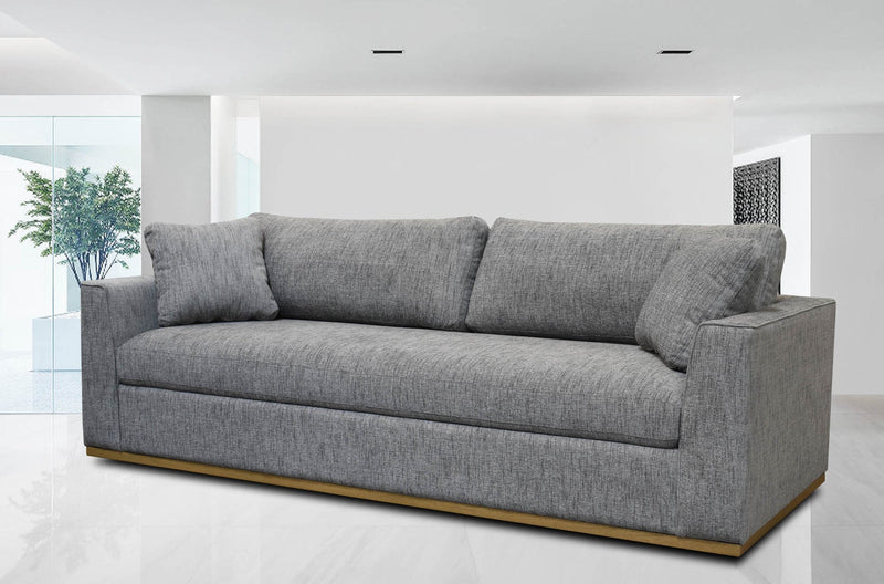 6. "Durable Anderson Sofa - Woven Charcoal for long-lasting use"