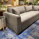 9. "Spacious Anderson Sofa - Woven Charcoal for ample seating"