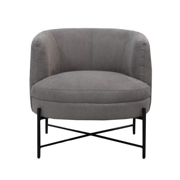 2. "Marbled Grey Cami Club Chair: Stylish addition to any living space"