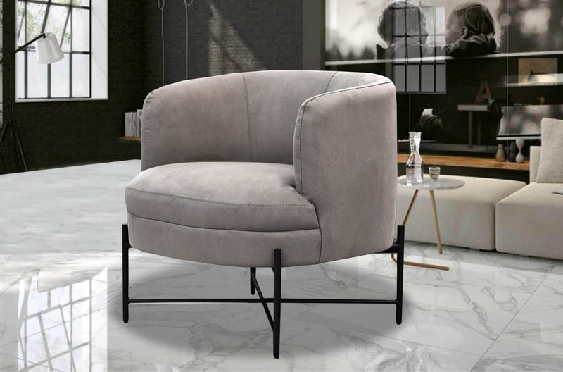 7. "Marbled Grey Cami Club Chair: Upgrade your living room with this sophisticated piece"