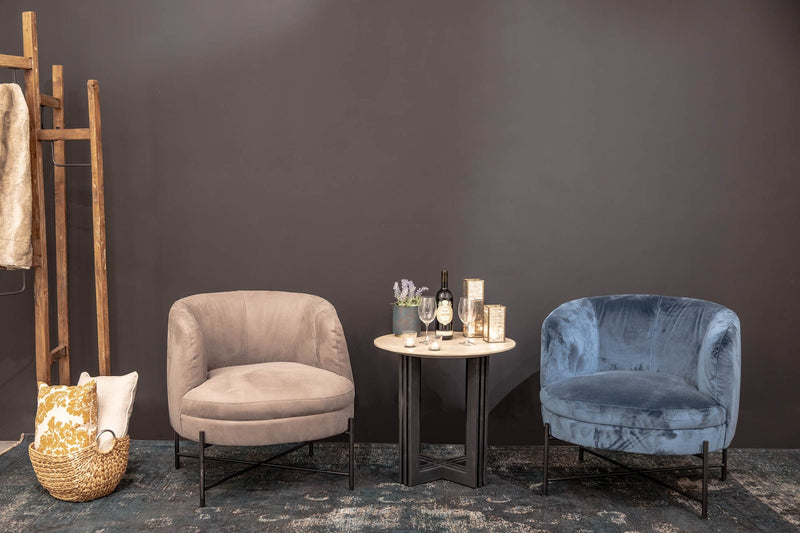 5. "Stylish Cami Club Chair - Velvet Teal with sturdy wooden legs"