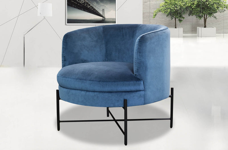 7. "Cami Club Chair - Velvet Teal with timeless design and luxurious feel"