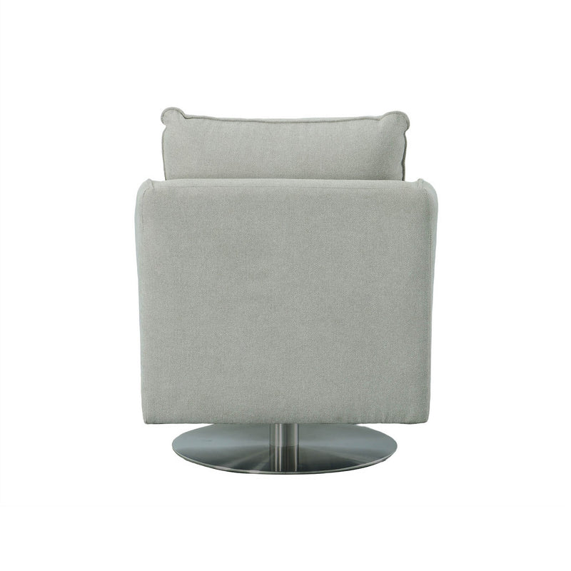 5. "Versatile and stylish Hannity Swivel Chair - Sand, ideal for both home offices and lounges"